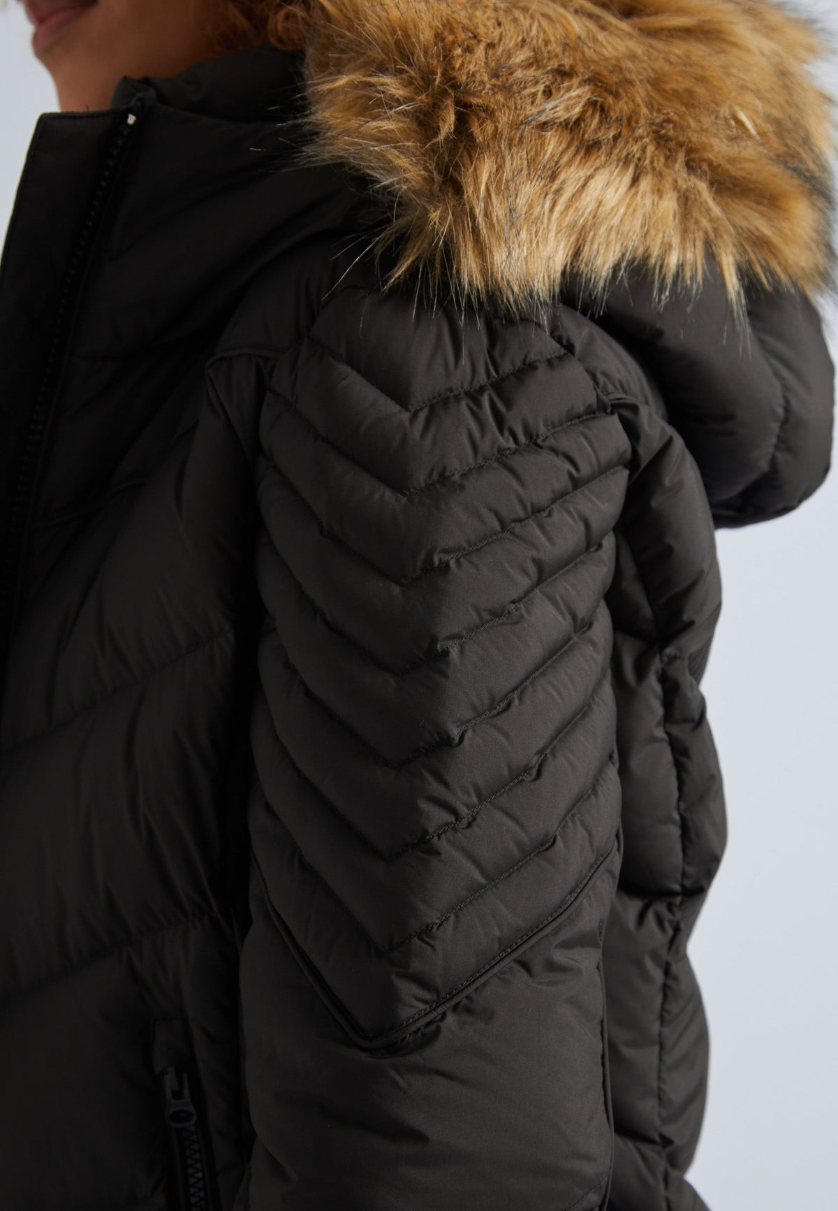 Opium Luxe Parka Coat Black by JACK1T