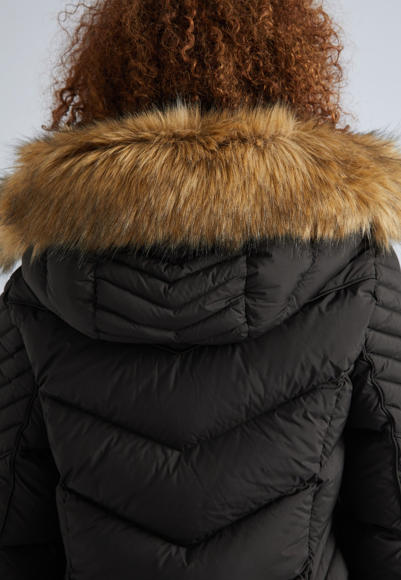 Opium Luxe Parka Coat Black by JACK1T