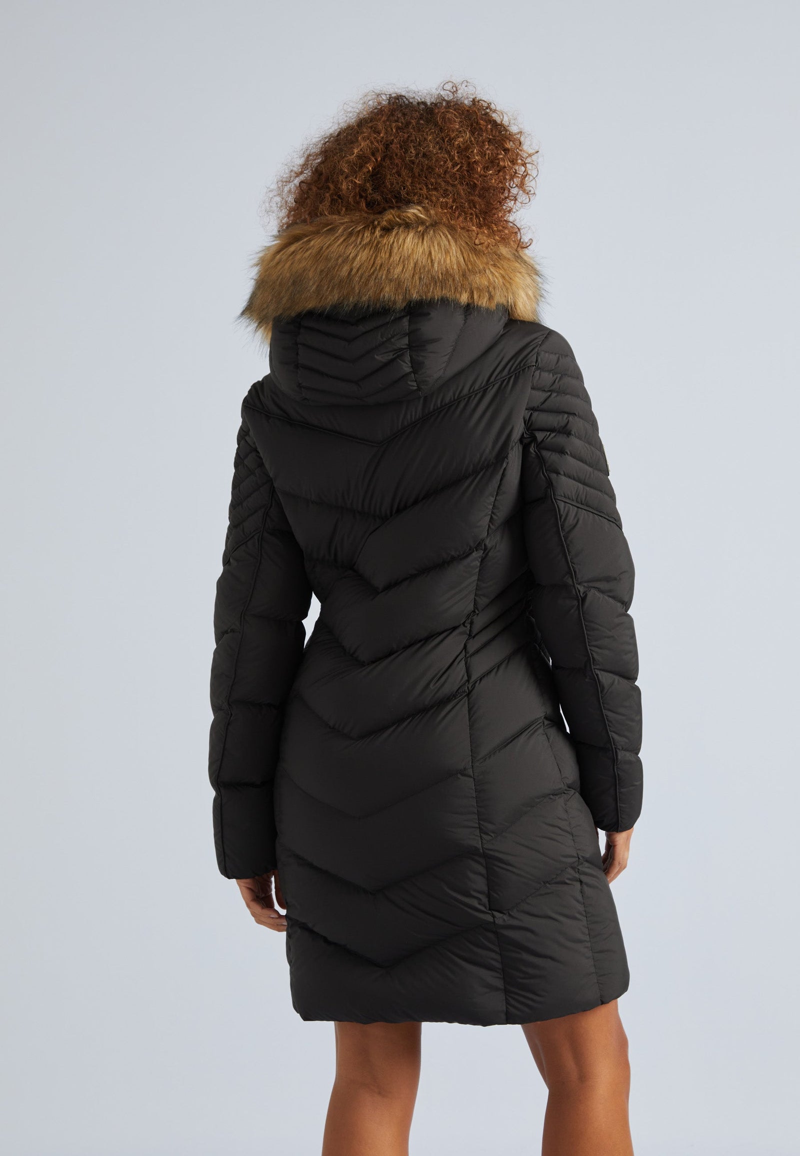 Opium Luxe Parka Coat Black by JACK1T