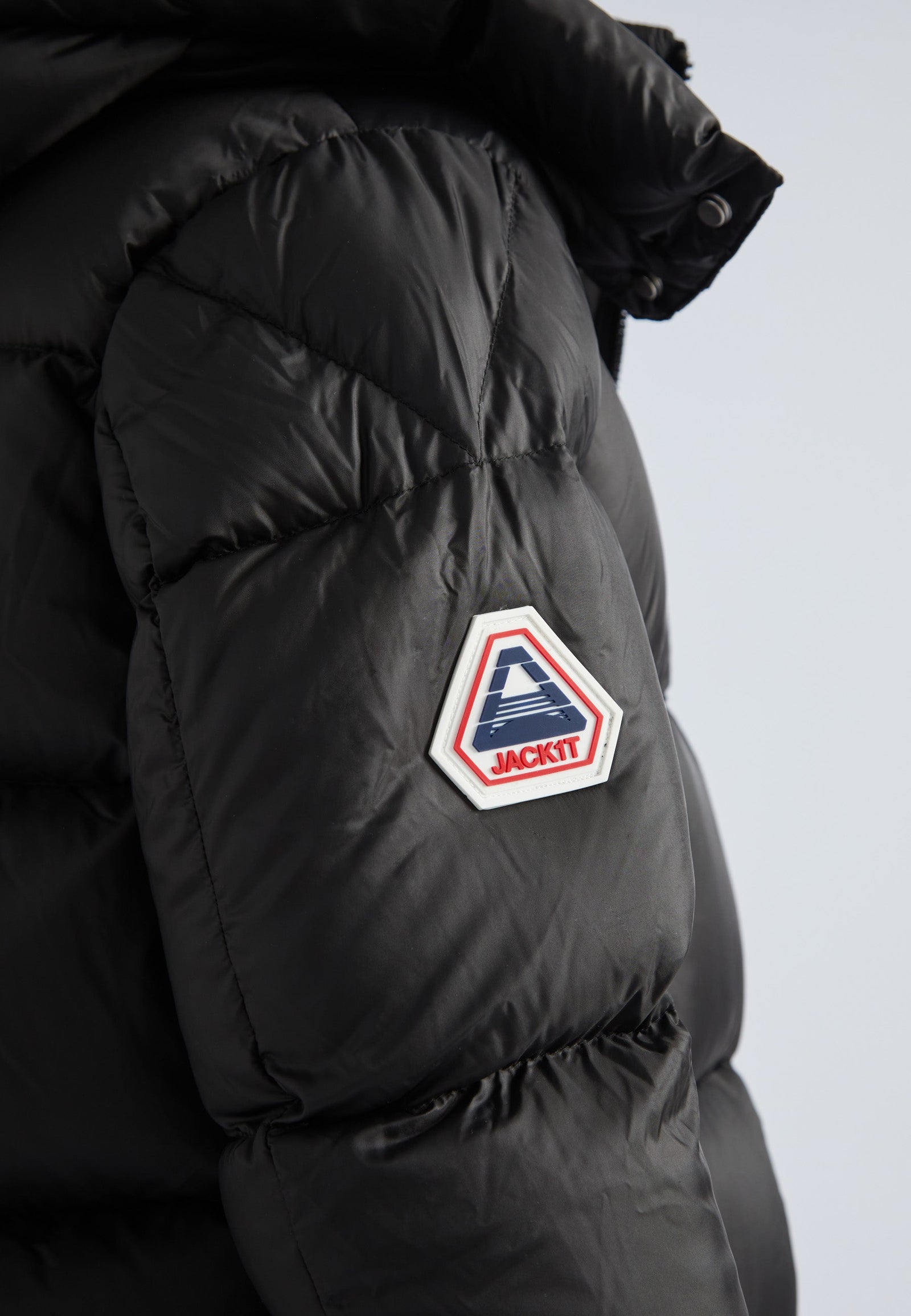 EZ Dry Puffer Hooded Jacket Black by JACK1T