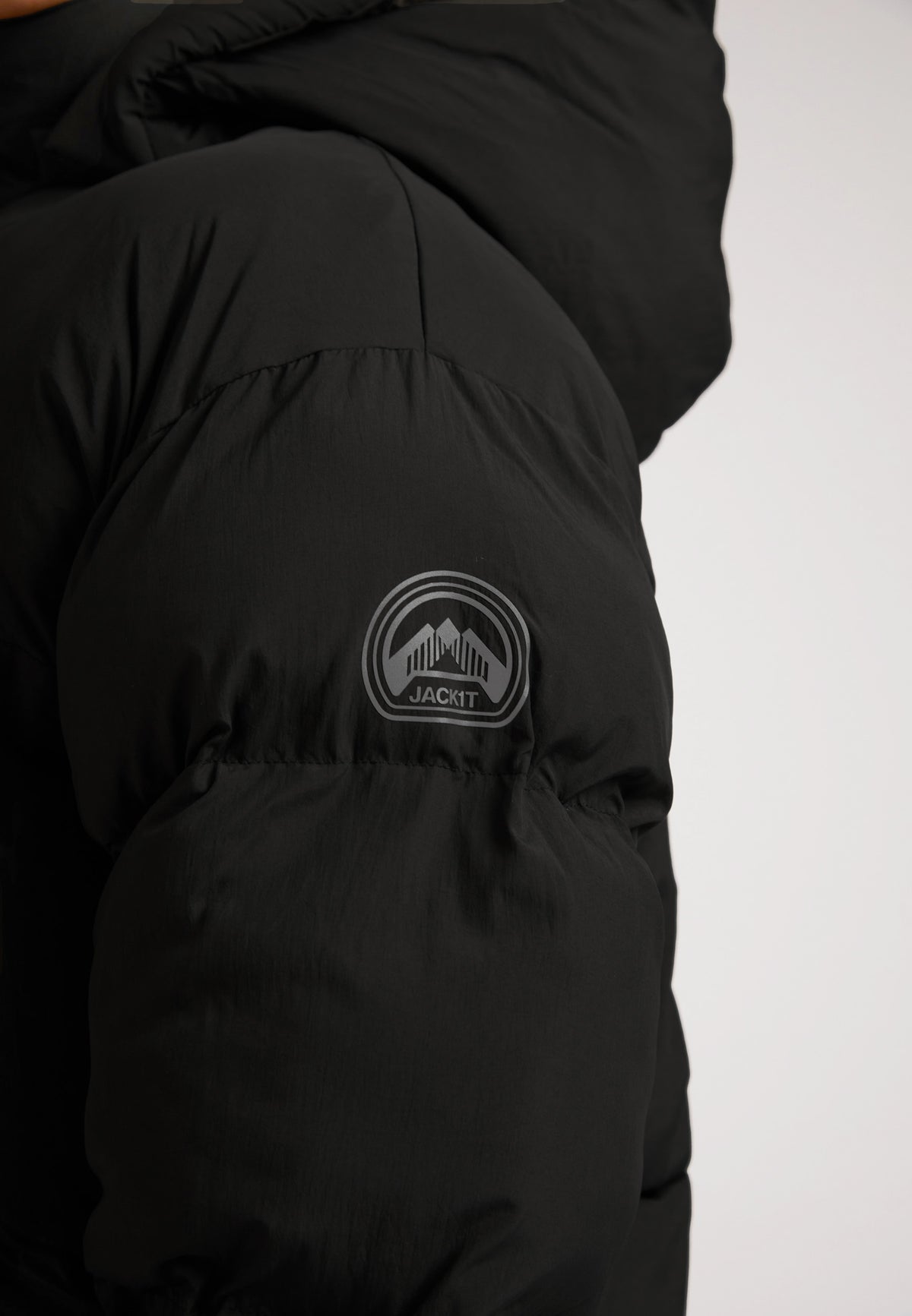 HELIO Cropped Duvet Puffer Jacket