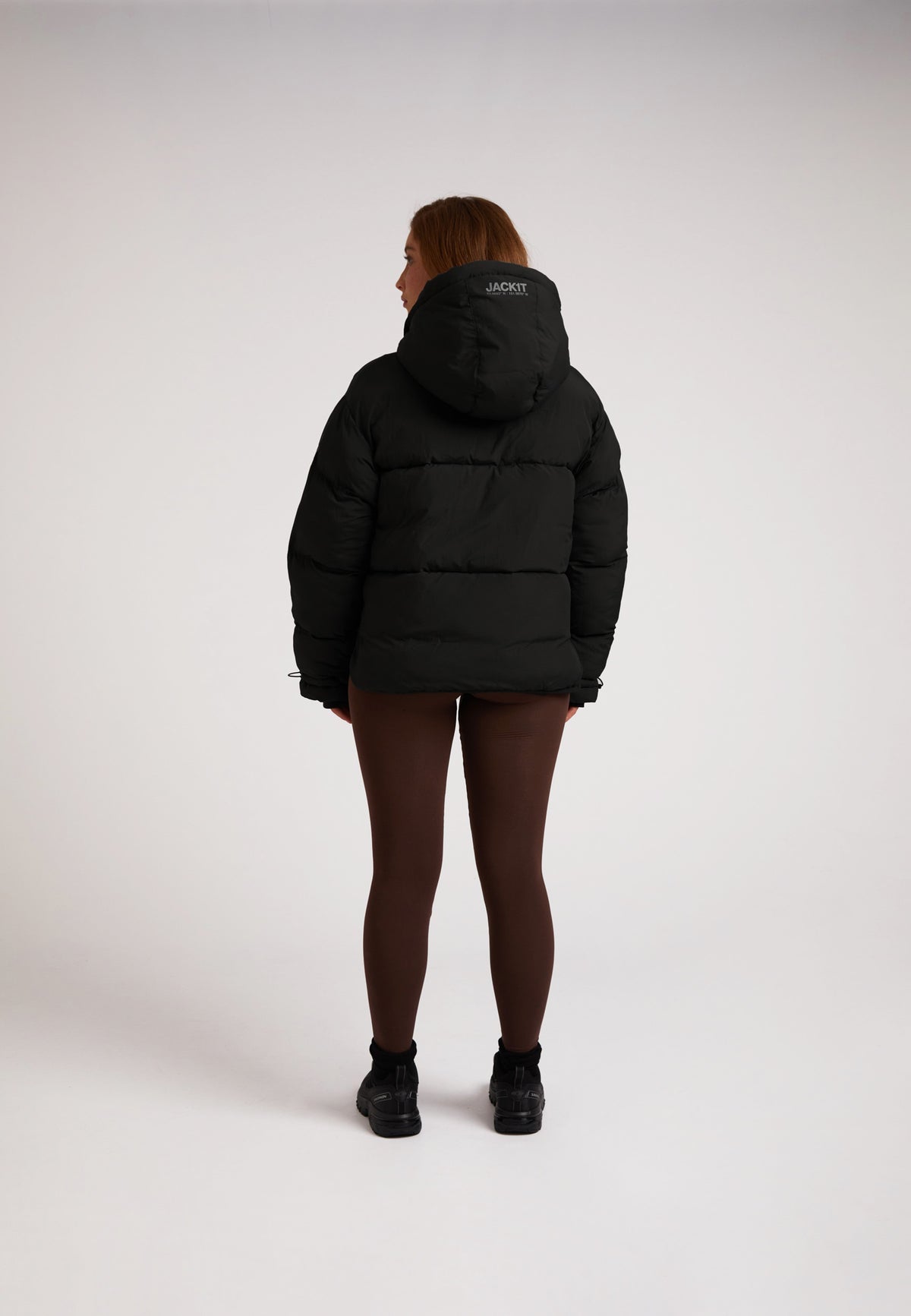 HELIO Cropped Duvet Puffer Jacket