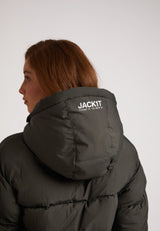 HELIO Cropped Duvet Puffer Jacket