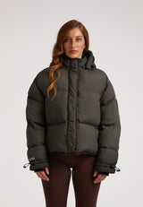 HELIO Cropped Duvet Puffer Jacket