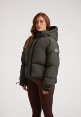 HELIO Cropped Duvet Puffer Jacket