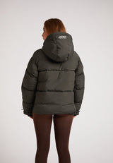 HELIO Cropped Duvet Puffer Jacket