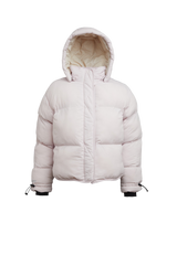 HELIO Cropped Duvet Puffer Jacket flat lay swatch
