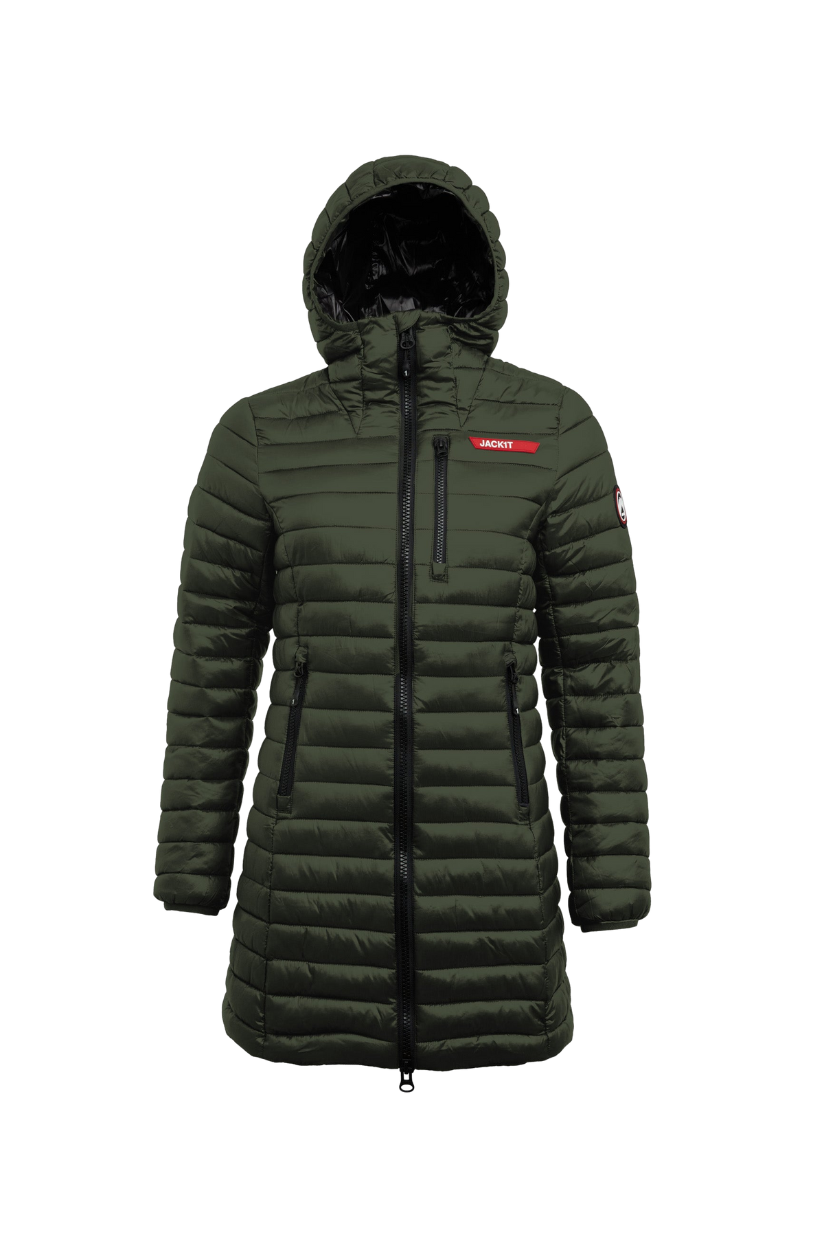 SATEL1TE Longline Jacket 2.0 flat lay swatch