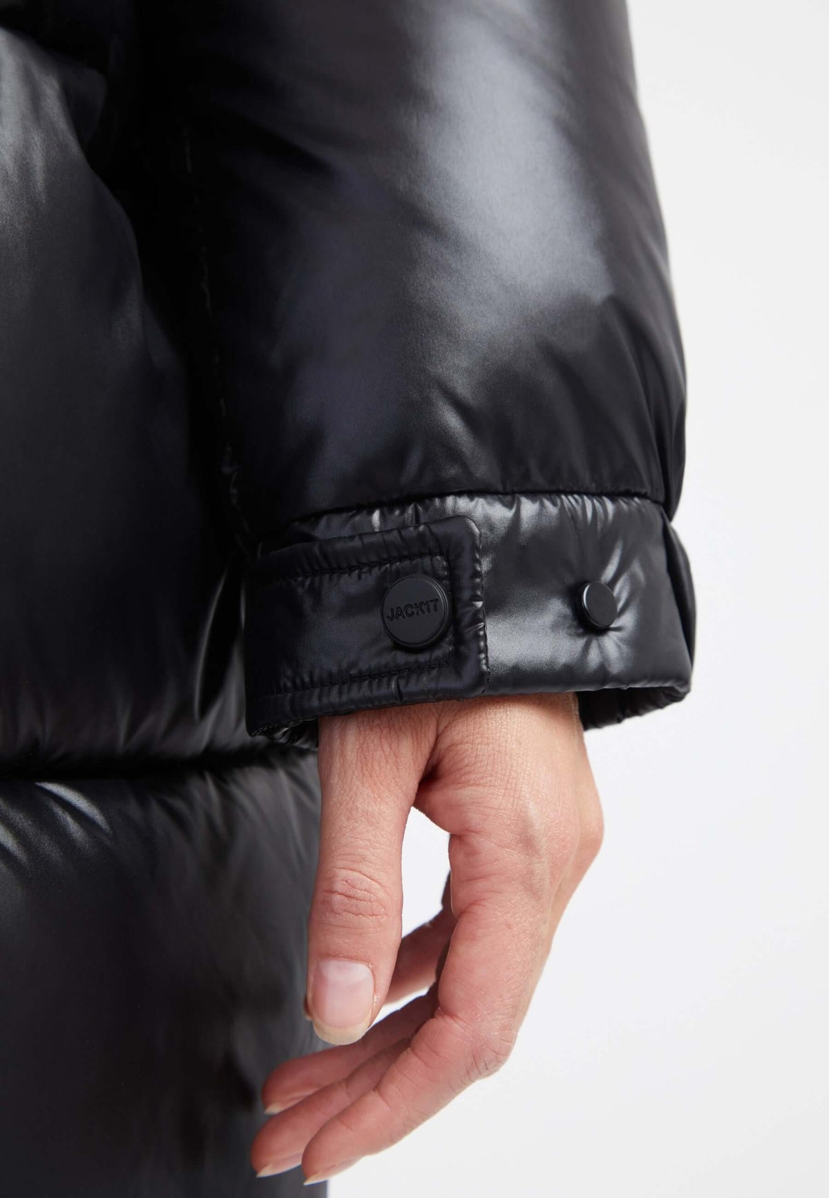 EZ Colonia Coat Black detail shot by JACK1T