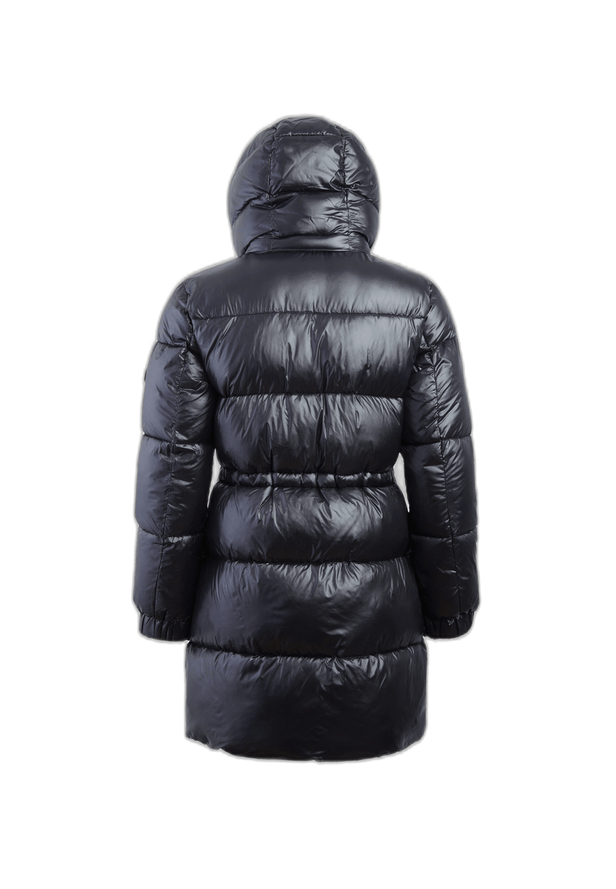 EZ Colonia Coat Black flat lay back cutout