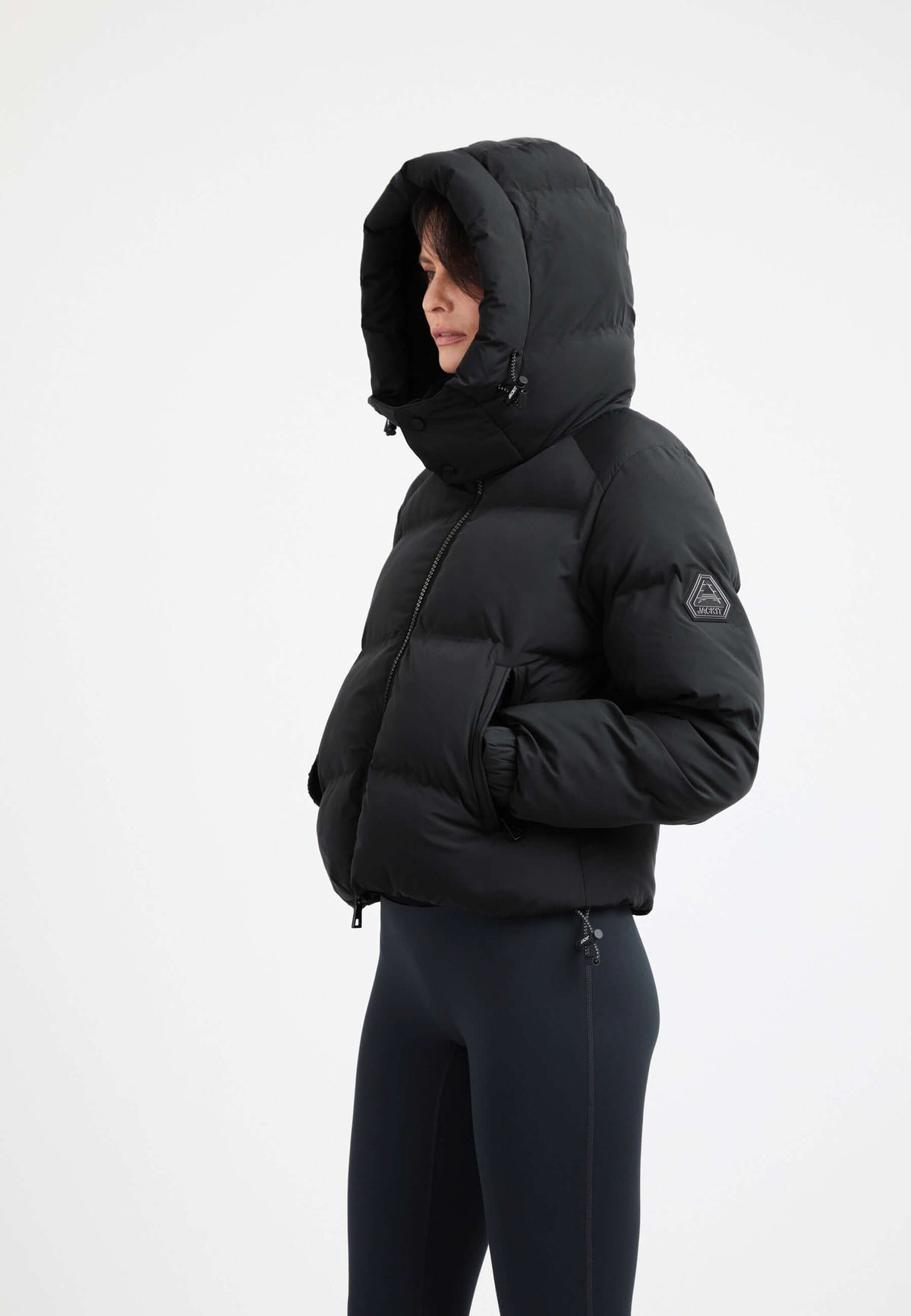 EZ Bonded Cropped Black styled shot by JACK1T
