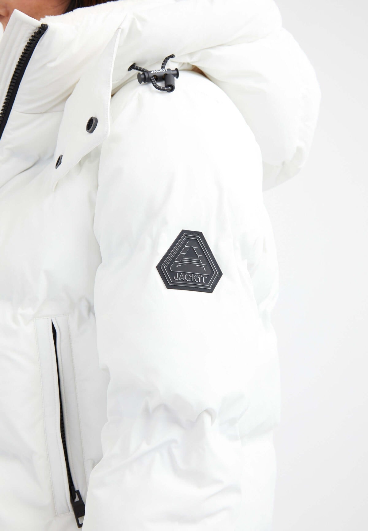 EZ Bonded Cropped White detail shot by JACK1T