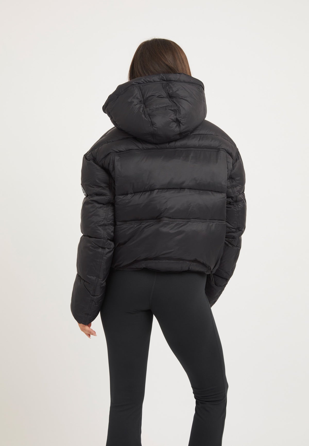 Cloud Boss Jacket Black on model full length by JACK1T