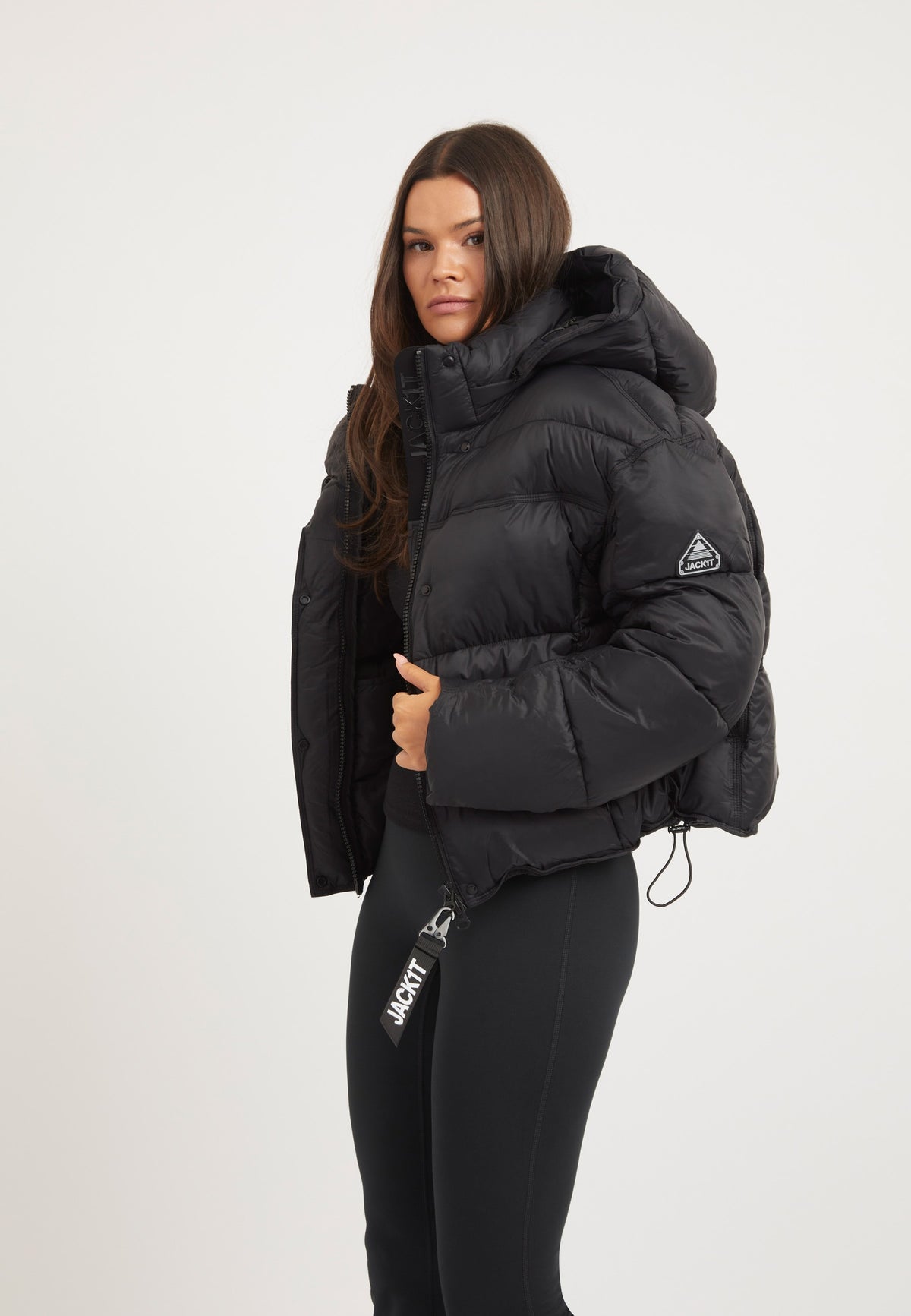 Cloud Boss Jacket Black styled shot by JACK1T