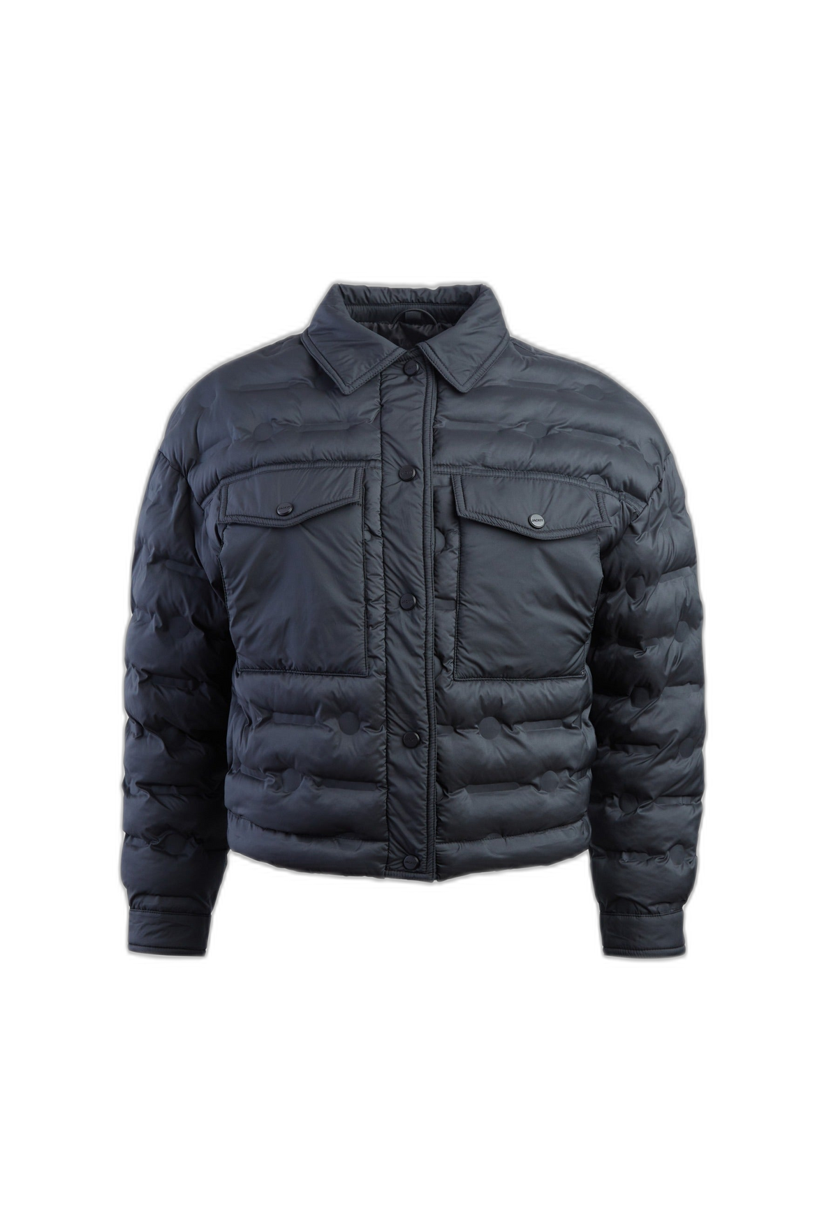Apollo Shirt Jacket Black flat lay cutout