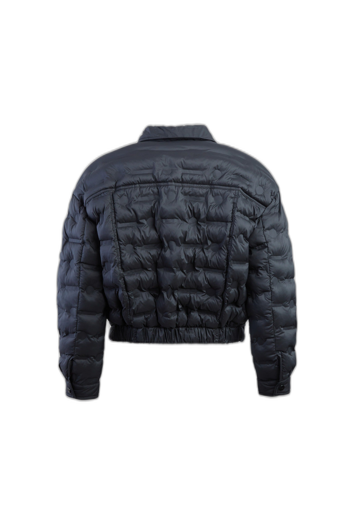 Apollo Shirt Jacket Black flat lay back cutout