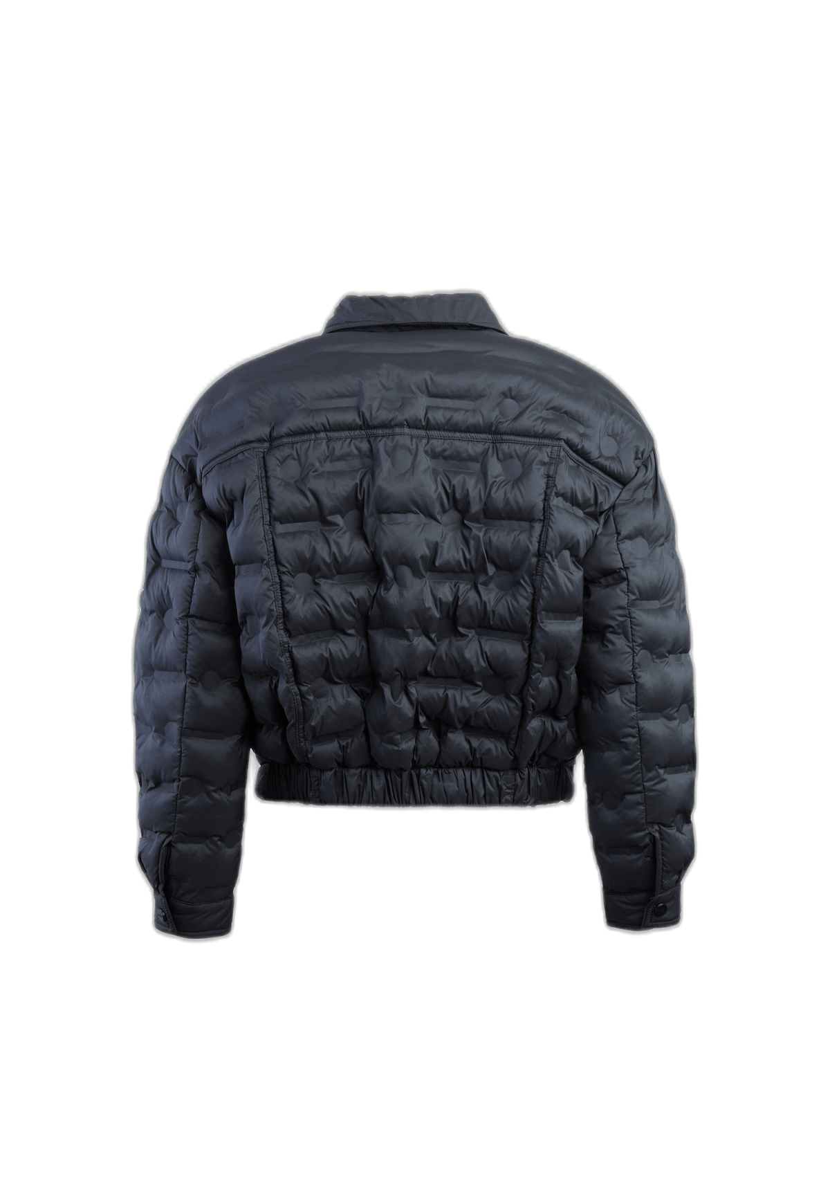 Apollo Shirt Jacket Black flat lay back cutout