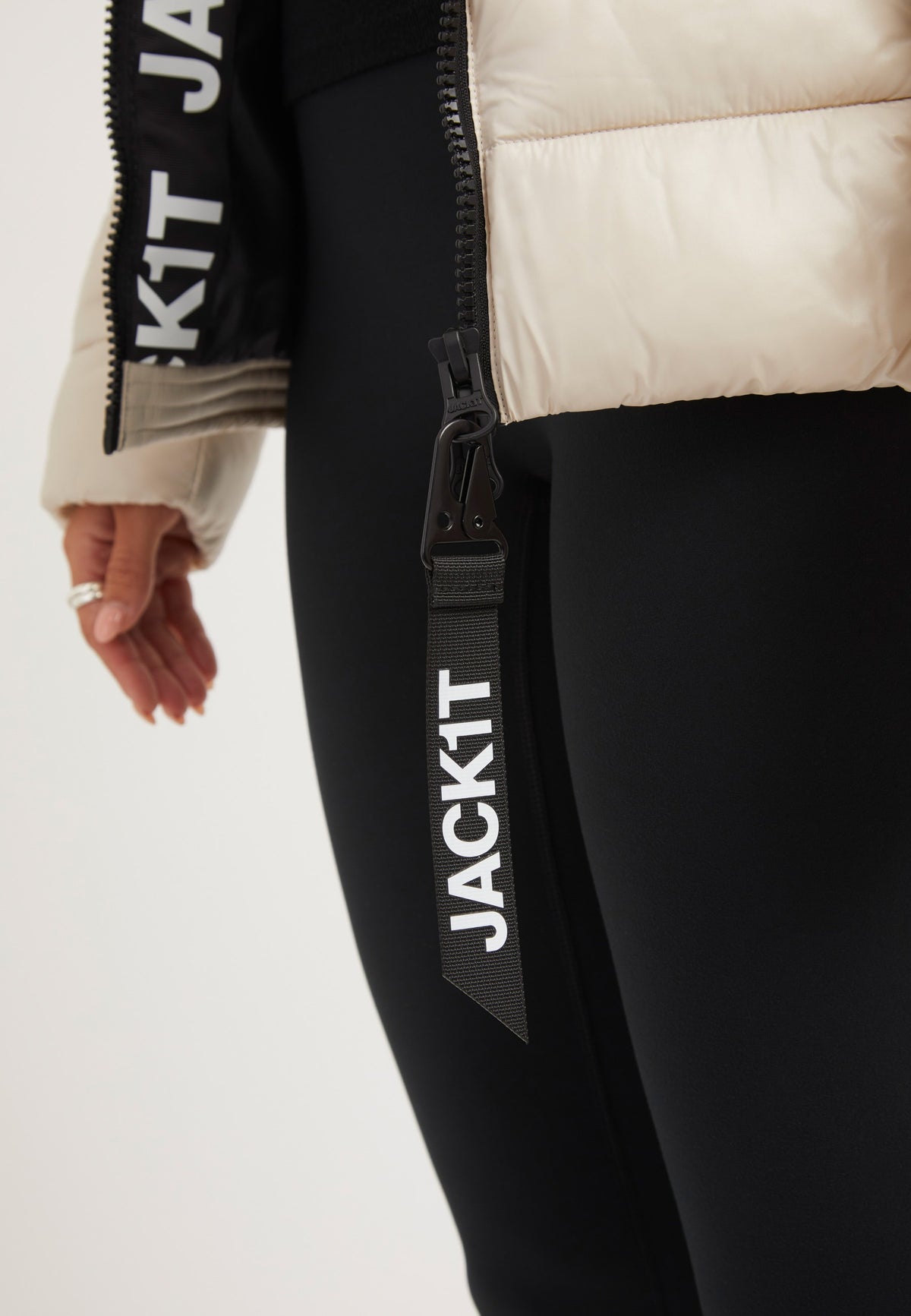 R3D Slick Racer Jacket Stone detail shot by JACK1T