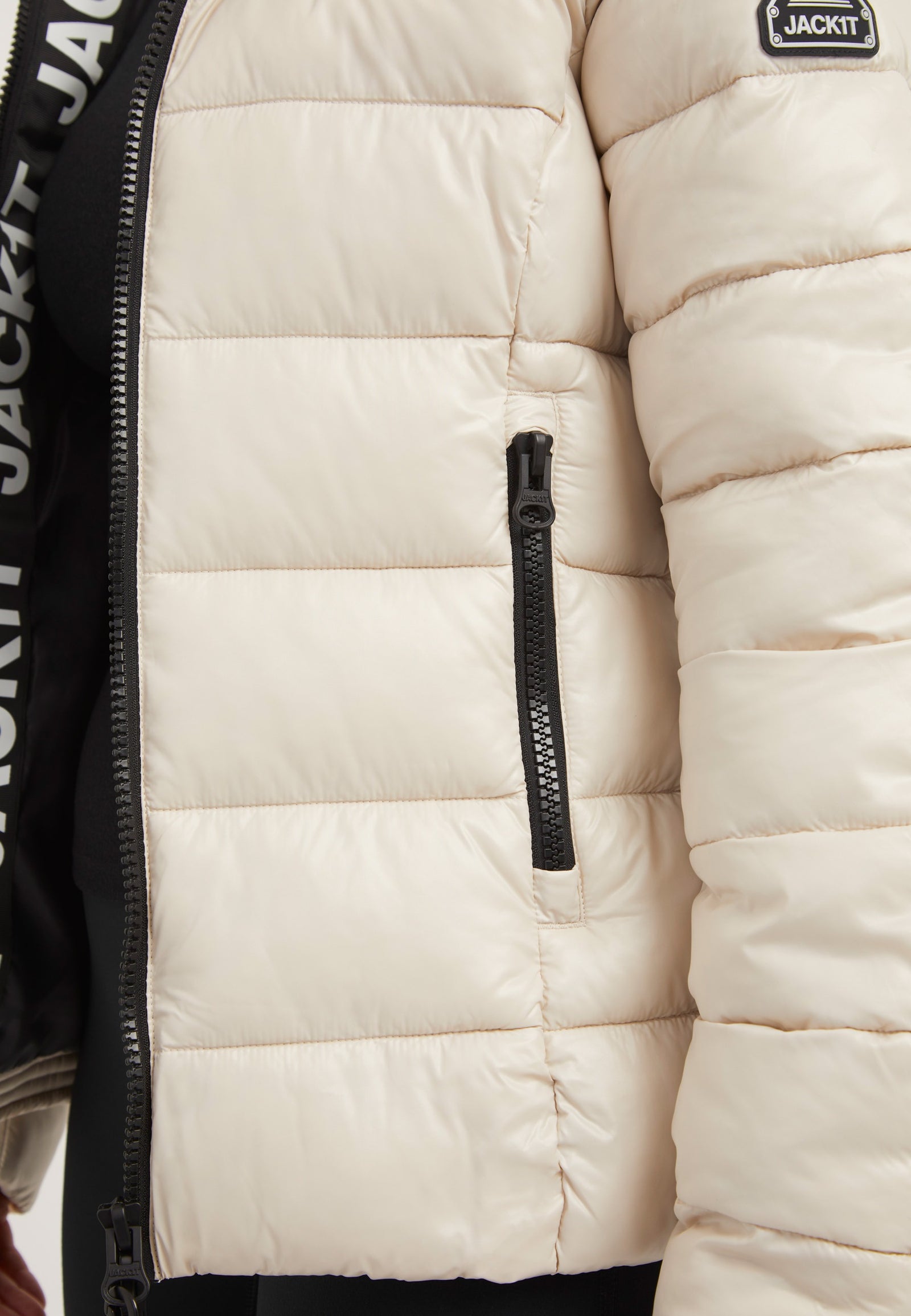 R3D Slick Racer Jacket Stone detail shot by JACK1T