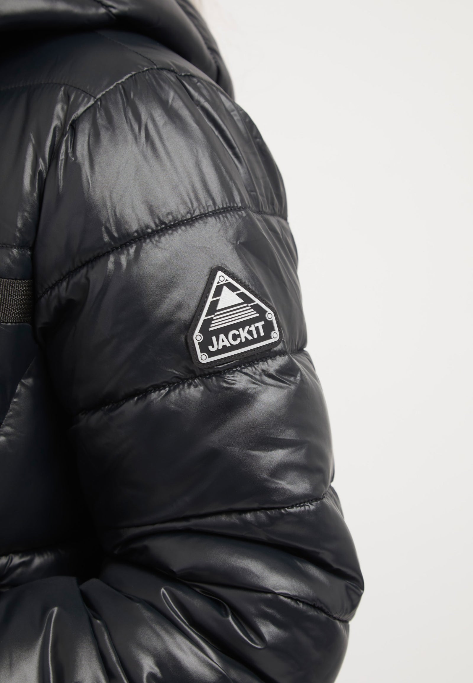R3D Slick Racer Jacket Black detail shot by JACK1T