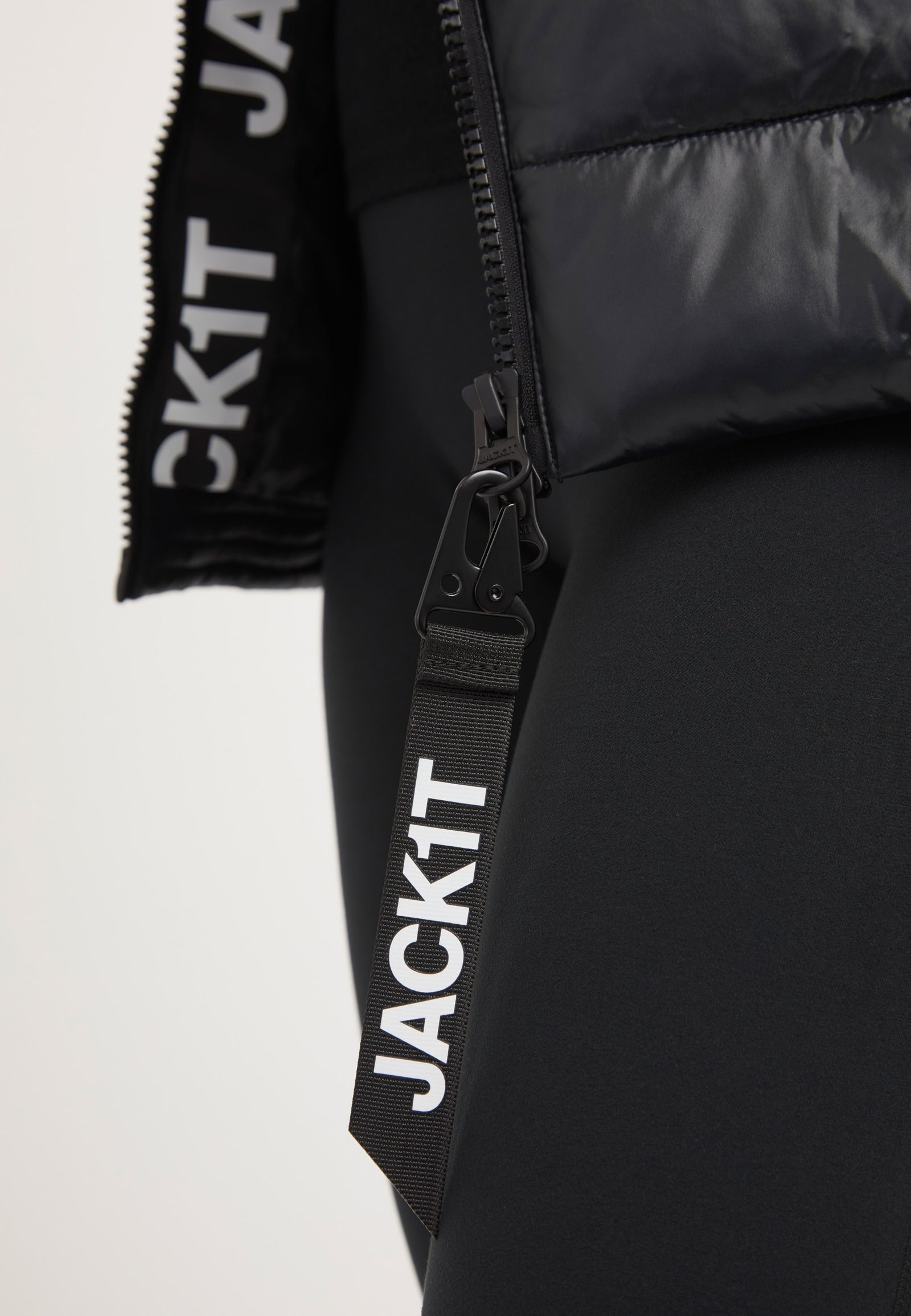 R3D Slick Racer Jacket Black detail shot by JACK1T