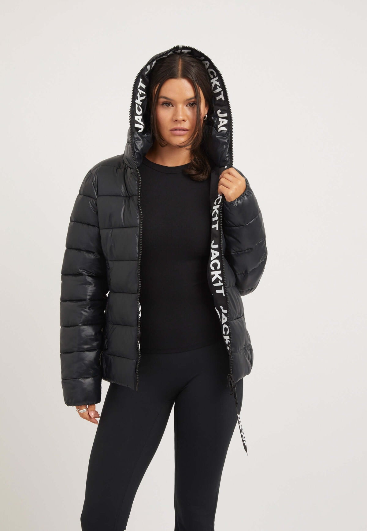 R3D Slick Racer Jacket Black styled shot by JACK1T