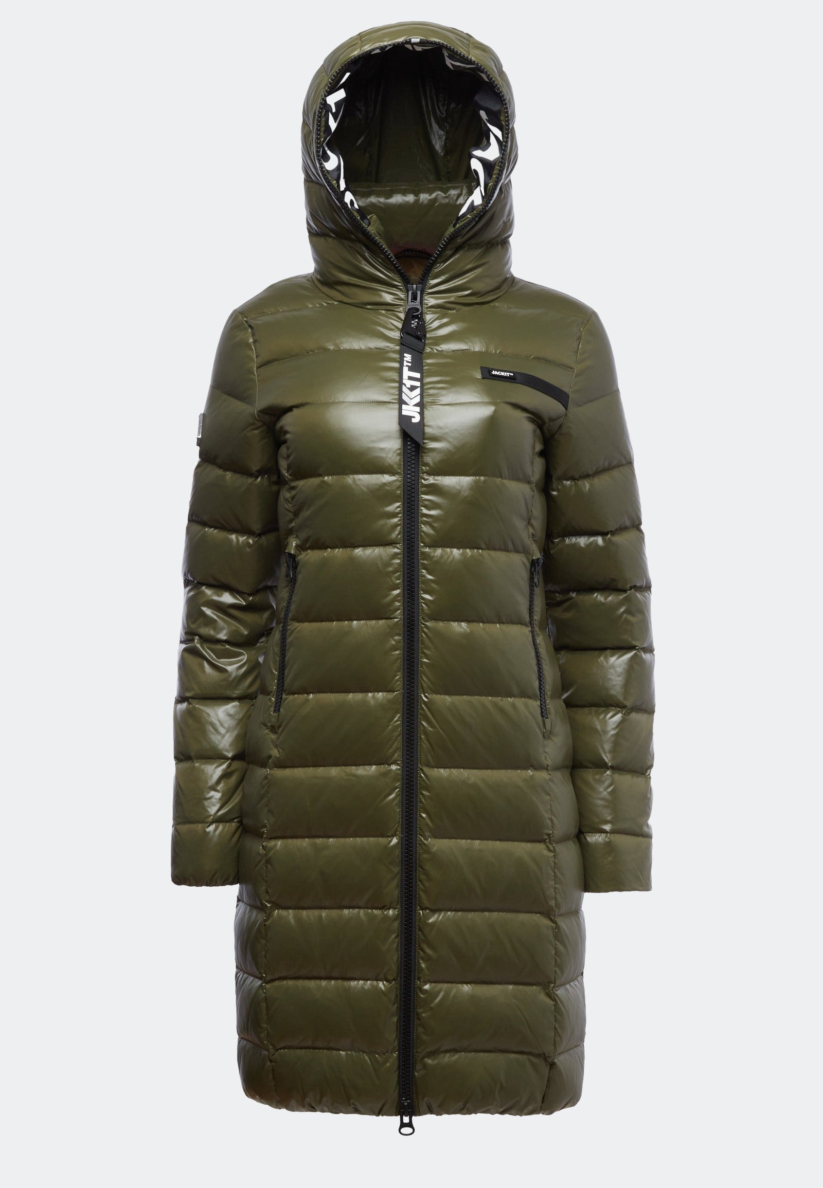 R3D Slick Coat Olive flat lay swatch