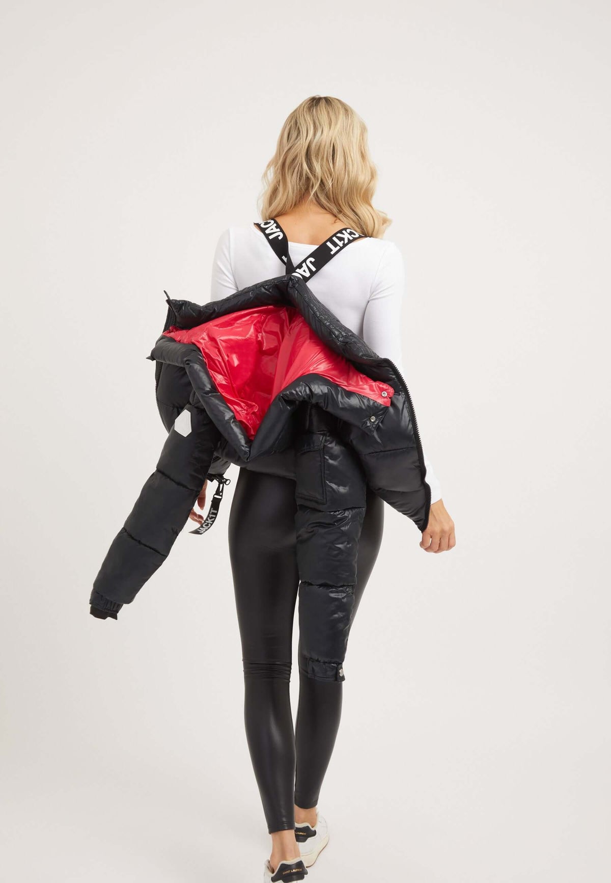 EZ Racer Slick Hood Jacket Black/Stone styled shot by JACK1T
