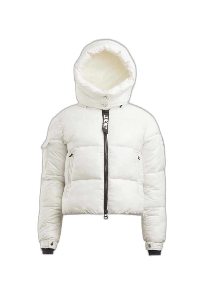 EZ Racer Slick Hood Jacket Snow flat lay cutout