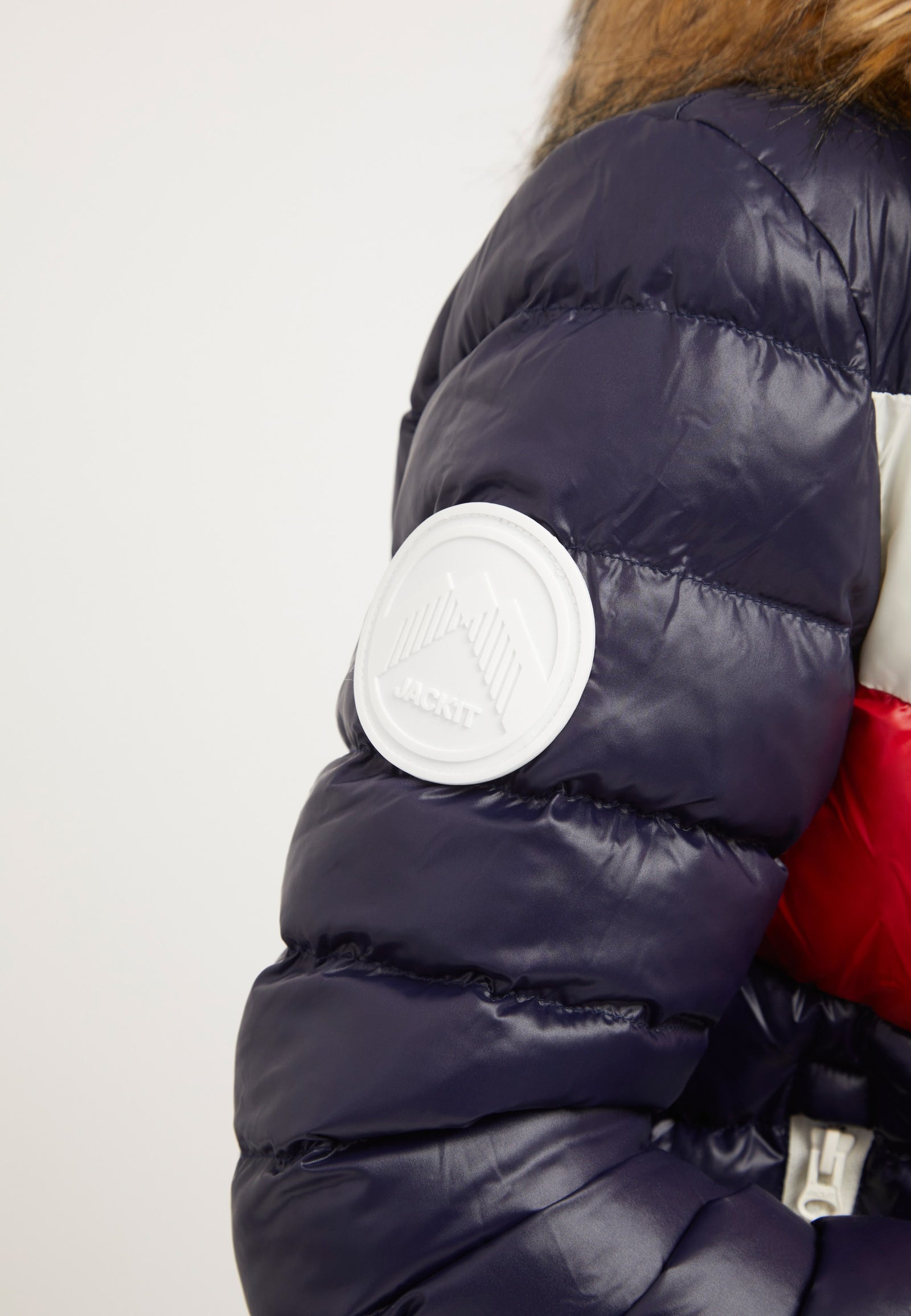 Retro Racer Revolution Jacket Navy detail shot by JACK1T