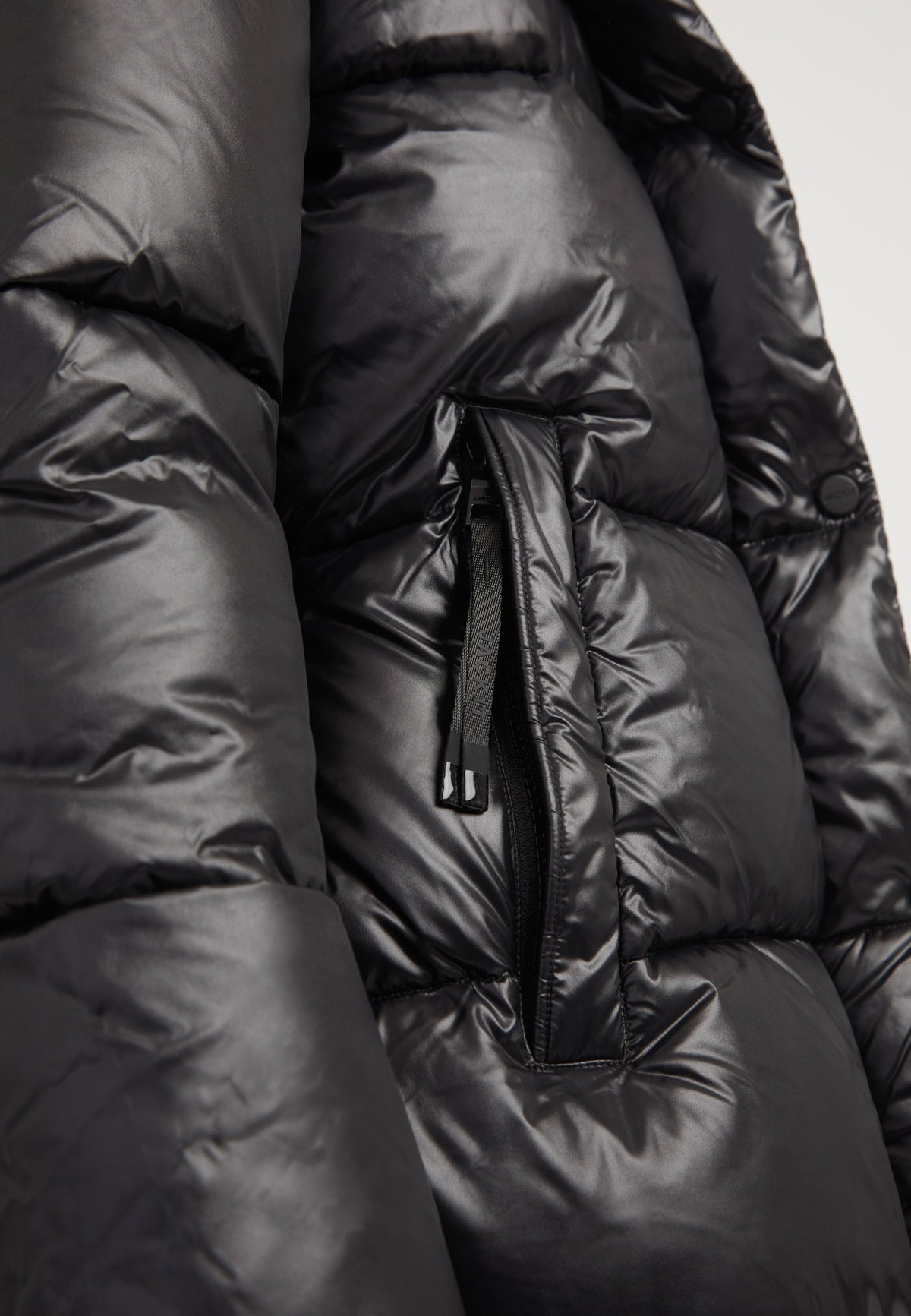 EZ Colonia Jacket Black detail shot by JACK1T