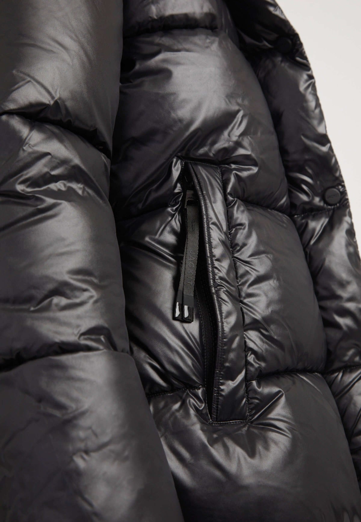 EZ Colonia Jacket Black detail shot by JACK1T