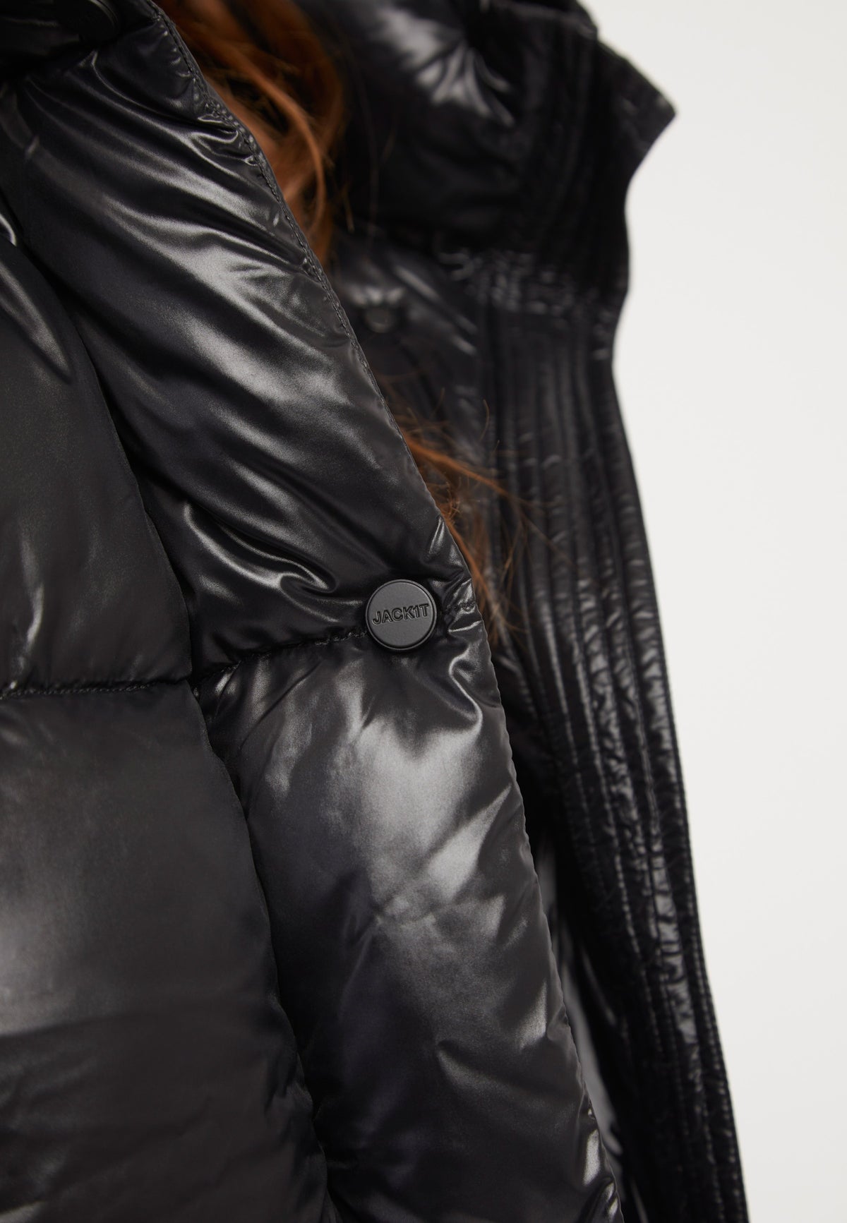 EZ Colonia Jacket Black detail shot by JACK1T