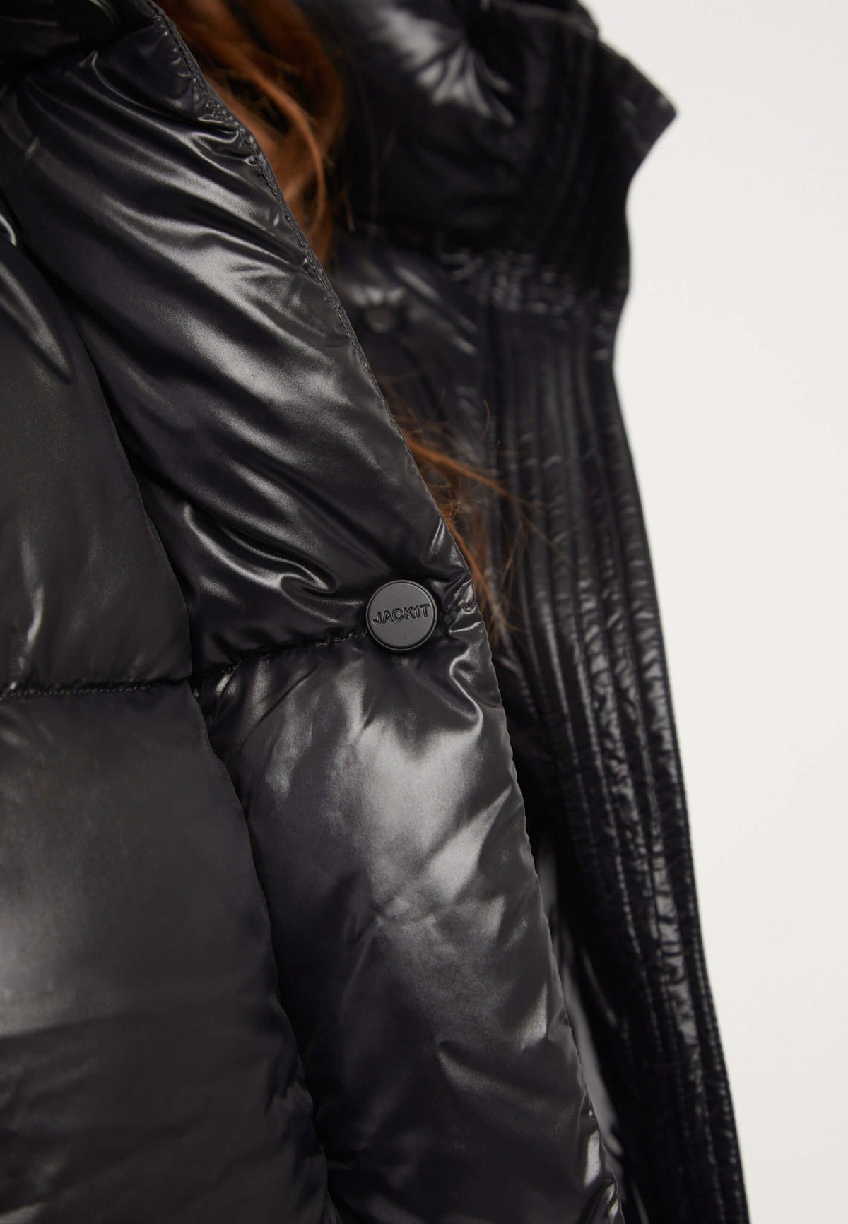 EZ Colonia Jacket Black detail shot by JACK1T