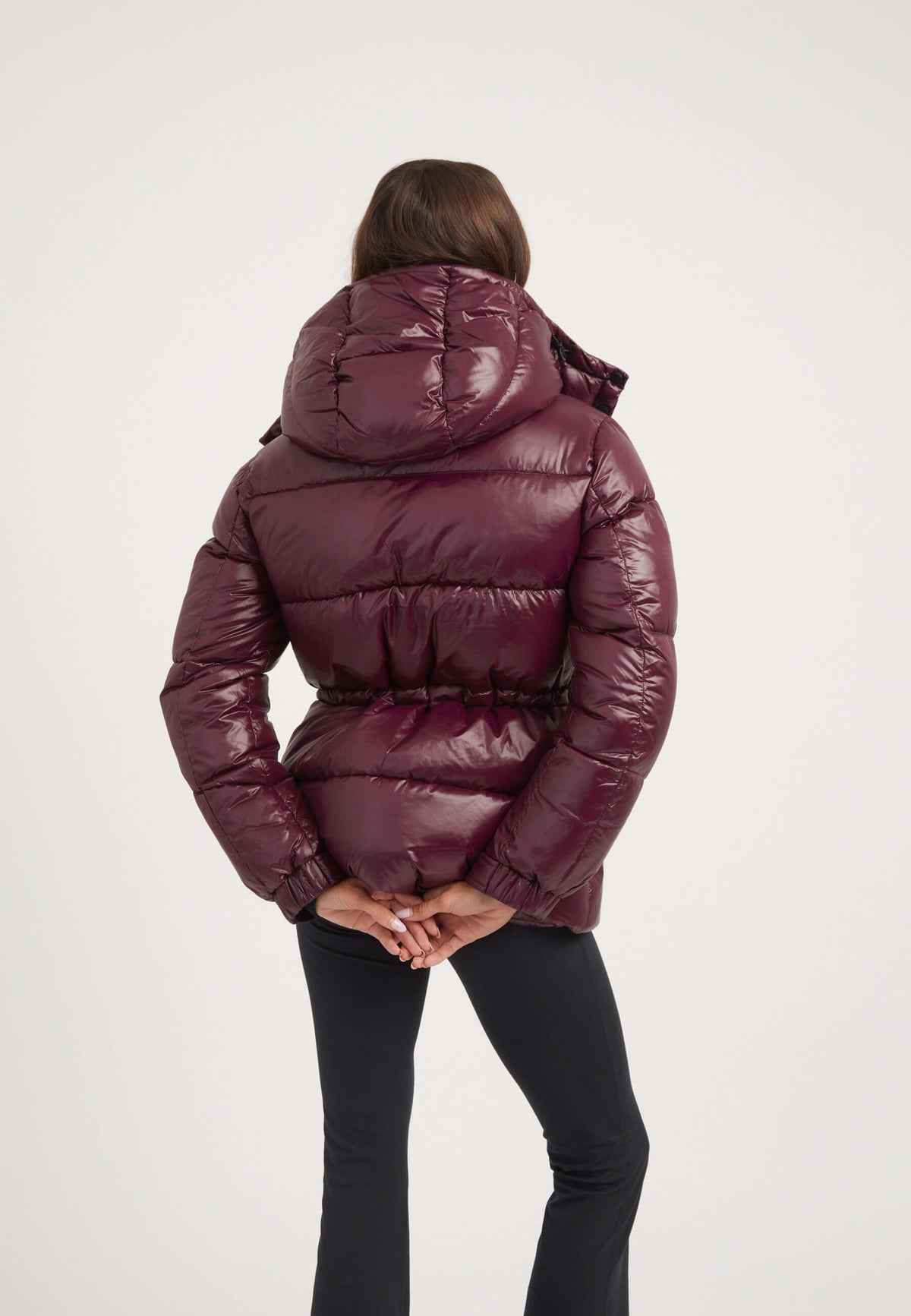 EZ Colonia Jacket Aubergine on model full length by JACK1T