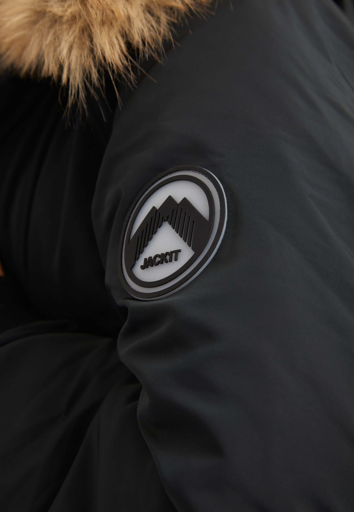 First Rescue Bomber Jacket Black detail shot by JACK1T