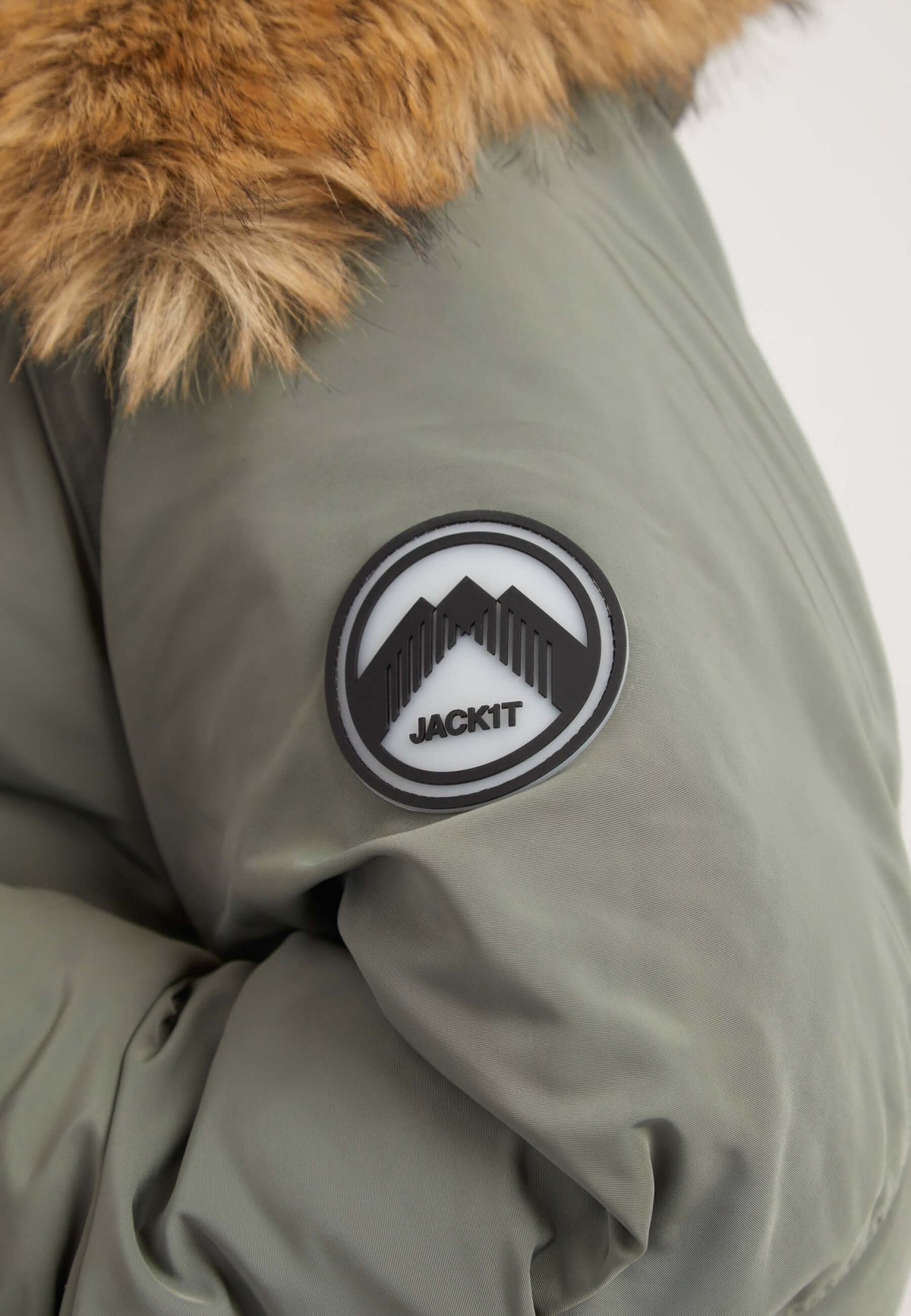 First Rescue Bomber Jacket Olive detail shot by JACK1T