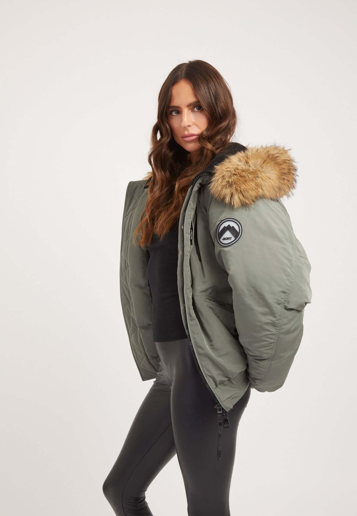 First Rescue Bomber Jacket Olive styled shot by JACK1T