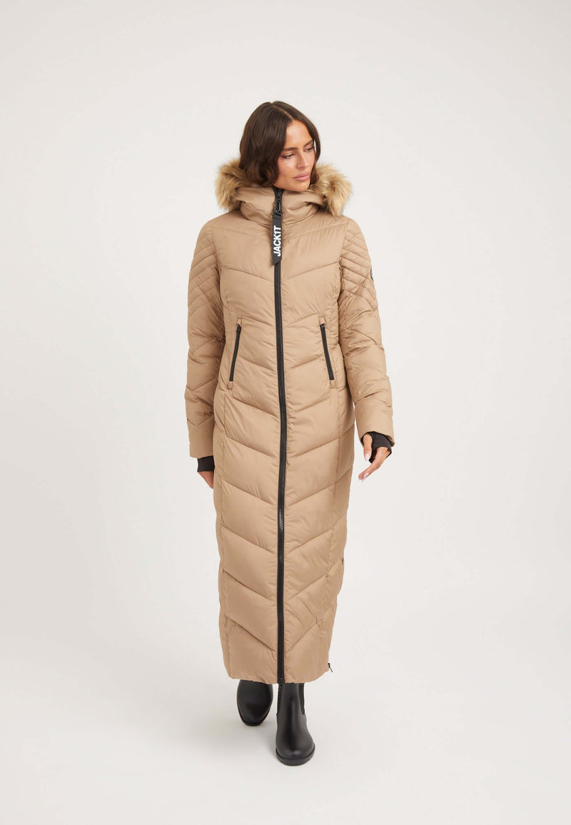 Vector Coat Mink on model front view by JACK1T