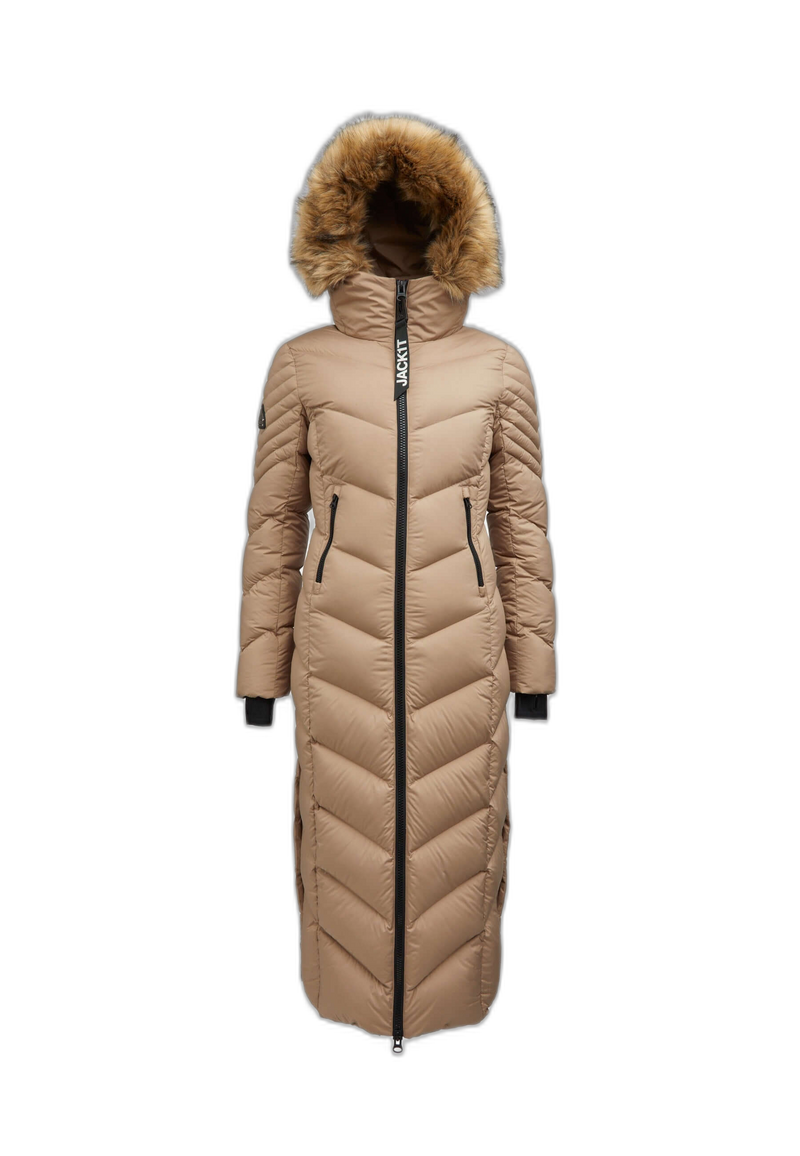 Vector Coat Mink flat lay cutout