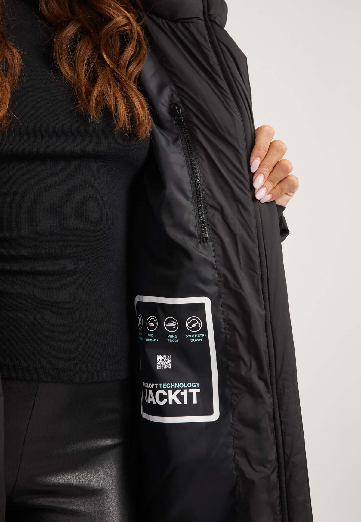 Vector Coat Black detail shot by JACK1T
