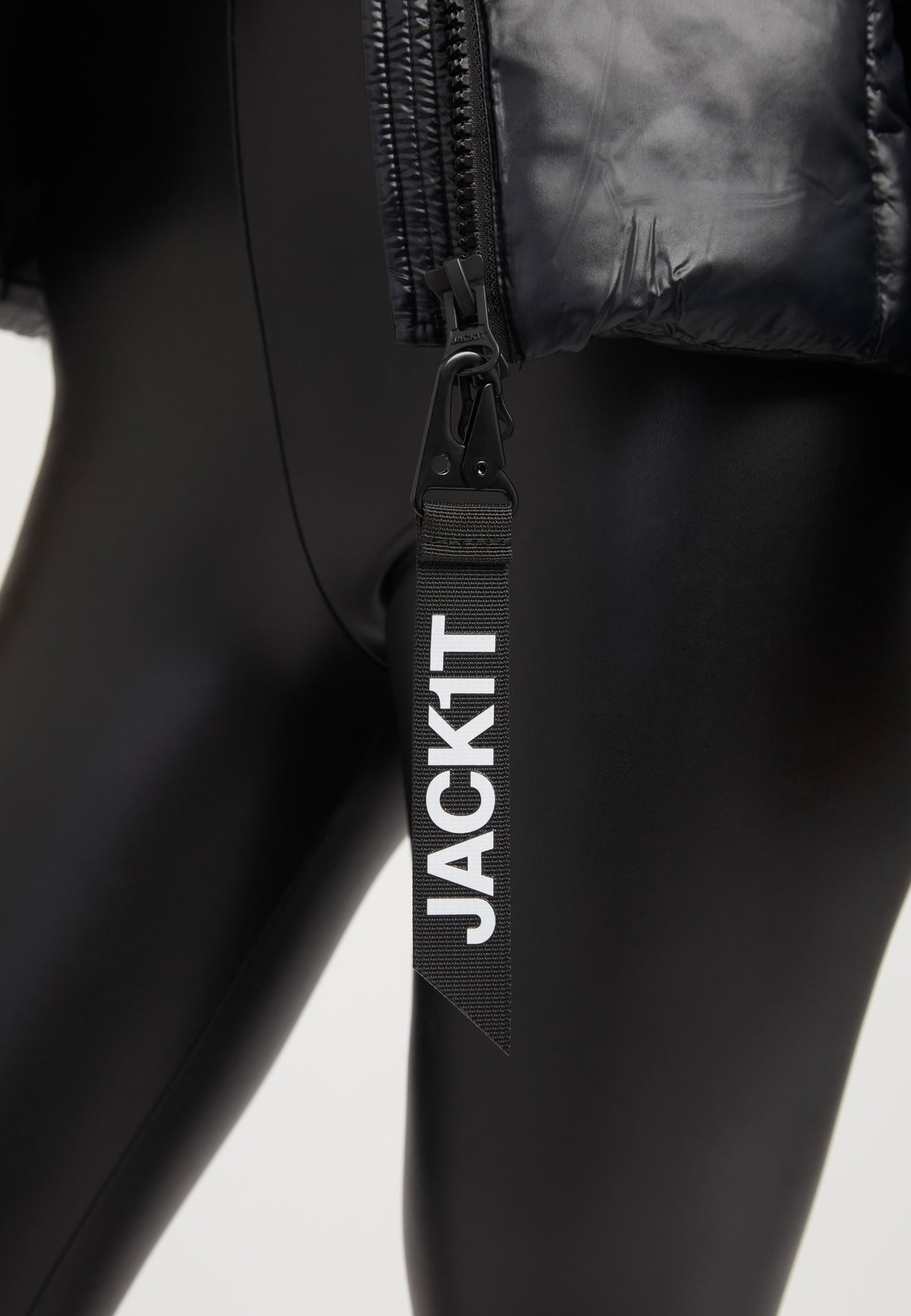 EZ Box Racer Jacket Black detail shot by JACK1T