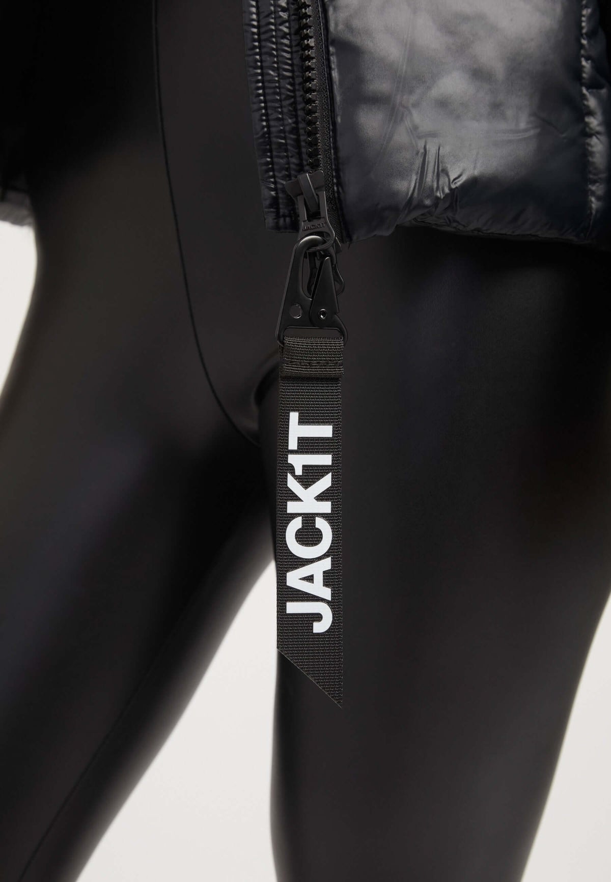 EZ Box Racer Jacket Black detail shot by JACK1T