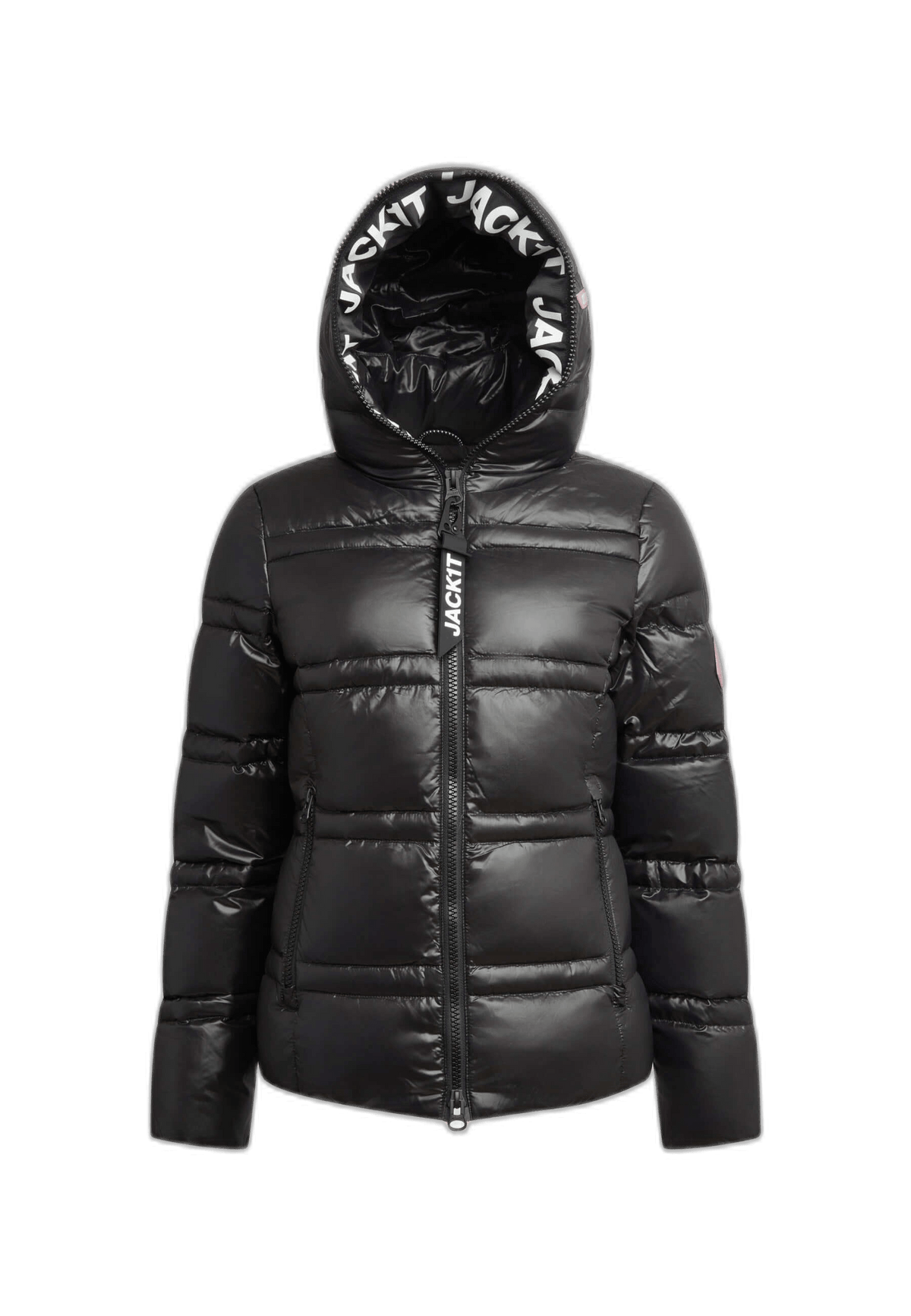 R4D Tramline Racer Jacket Black flat lay swatch