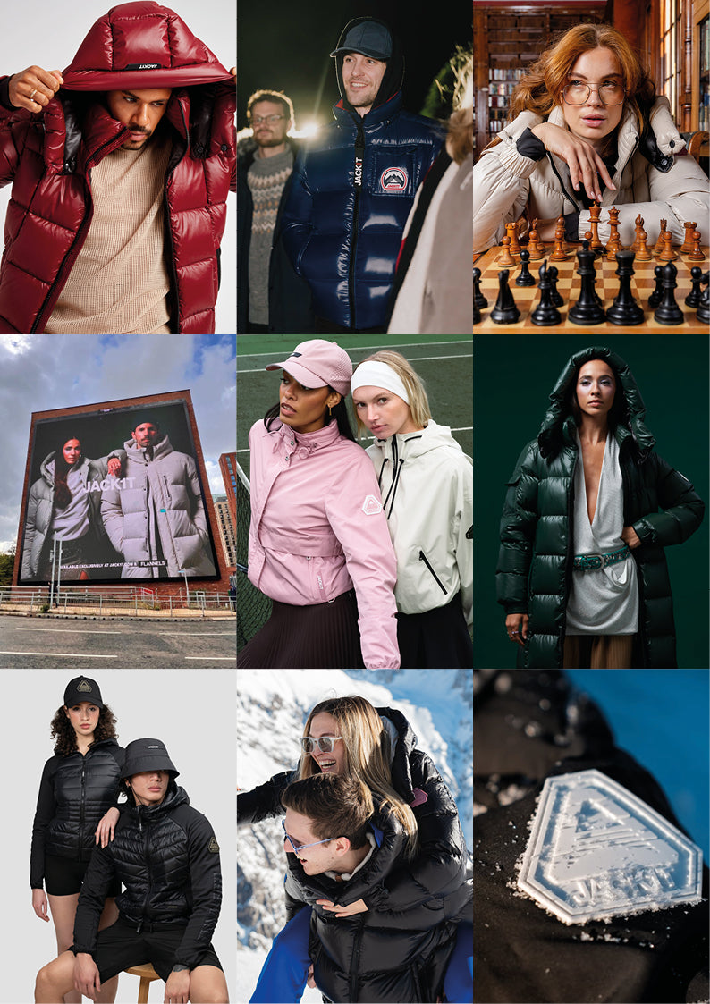 JACK1T outerwear collection — premium puffer jackets, windbreakers and technical outerwear for men and women