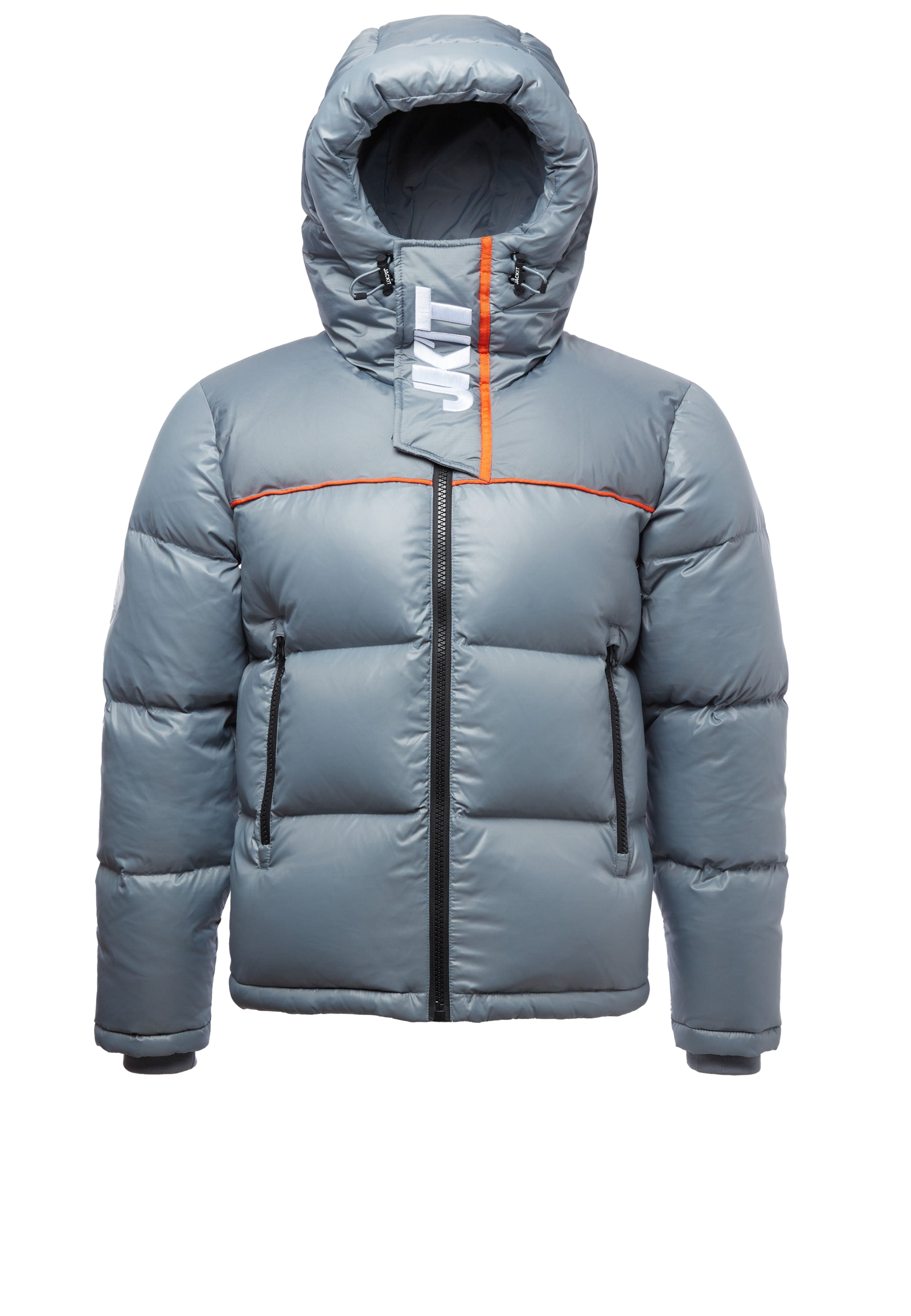 Diamond Down Hooded Jacket flat lay swatch