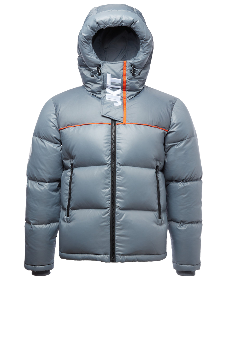 Diamond Down Hooded Jacket flat lay swatch