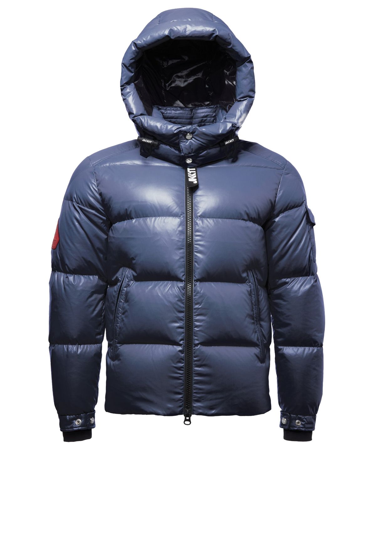 EZ Puffer Hooded Jacket flat lay swatch