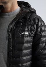 SATEL1TE Hooded Down Jacket