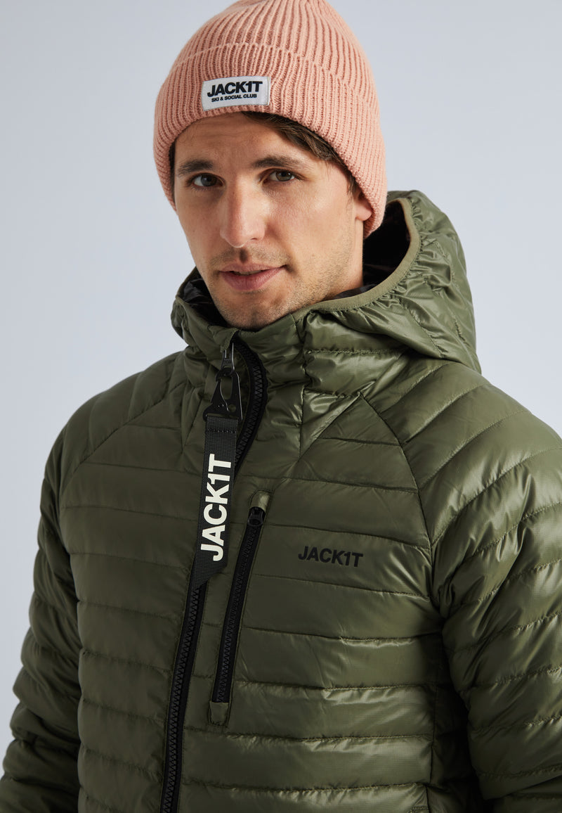 SATEL1TE Hooded Down Jacket